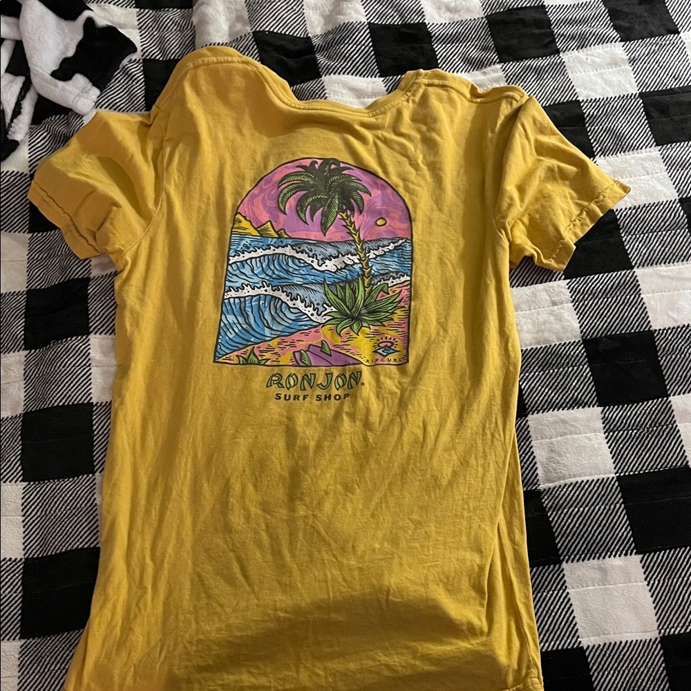 Rip Curl Yellow Graphic Tee
